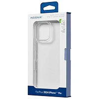 Insignia Fitted Hard Shell Case for iPhone 16 Pro - Clear - Only at Best Buy