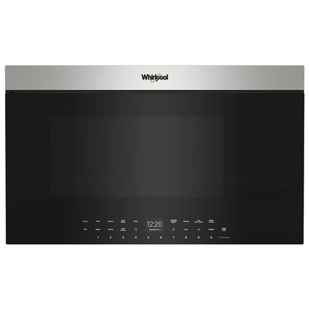 Whirlpool Over-The-Range Microwave with Air Fryer - 1.1 Cu. Ft. - Stainless Steel