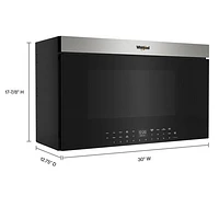 Whirlpool Over-The-Range Microwave with Air Fryer - 1.1 Cu. Ft. - Stainless Steel