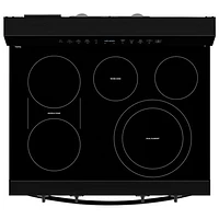 Whirlpool 30" 5.3 Cu. Ft. True Convection 5-Element Freestanding Electric Range (YWFES7530RB) - Black