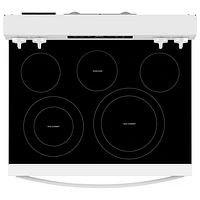 Whirlpool 30" 5.3 Cu. Ft. Fan Convection Freestanding Electric Air Fry Range (YWFES5030RW) - White