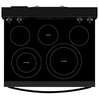 Whirlpool 30" 5.3 Cu. Ft. Fan Convection Freestanding Electric Air Fry Range (YWFES5030RB) - Black