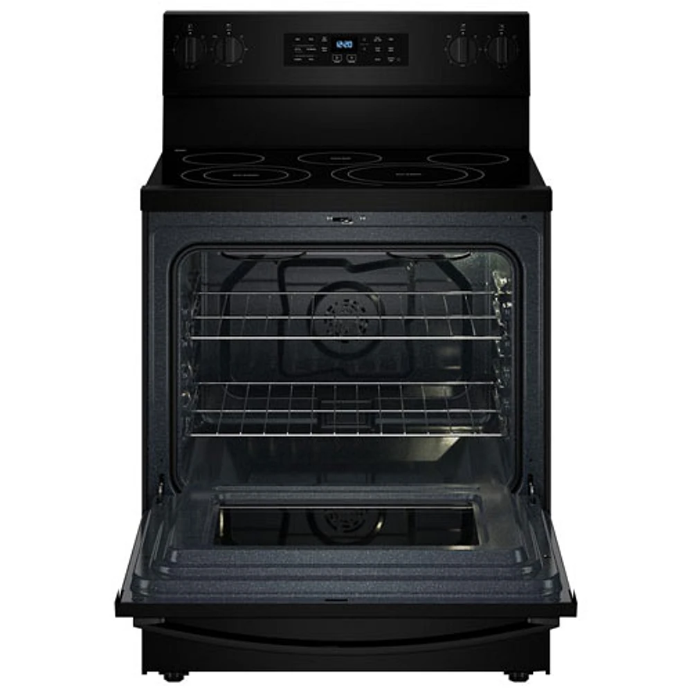 Whirlpool 30" 5.3 Cu. Ft. Fan Convection Freestanding Electric Air Fry Range (YWFES5030RB) - Black