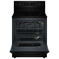 Whirlpool 30" 5.3 Cu. Ft. Fan Convection Freestanding Electric Air Fry Range (YWFES5030RB) - Black