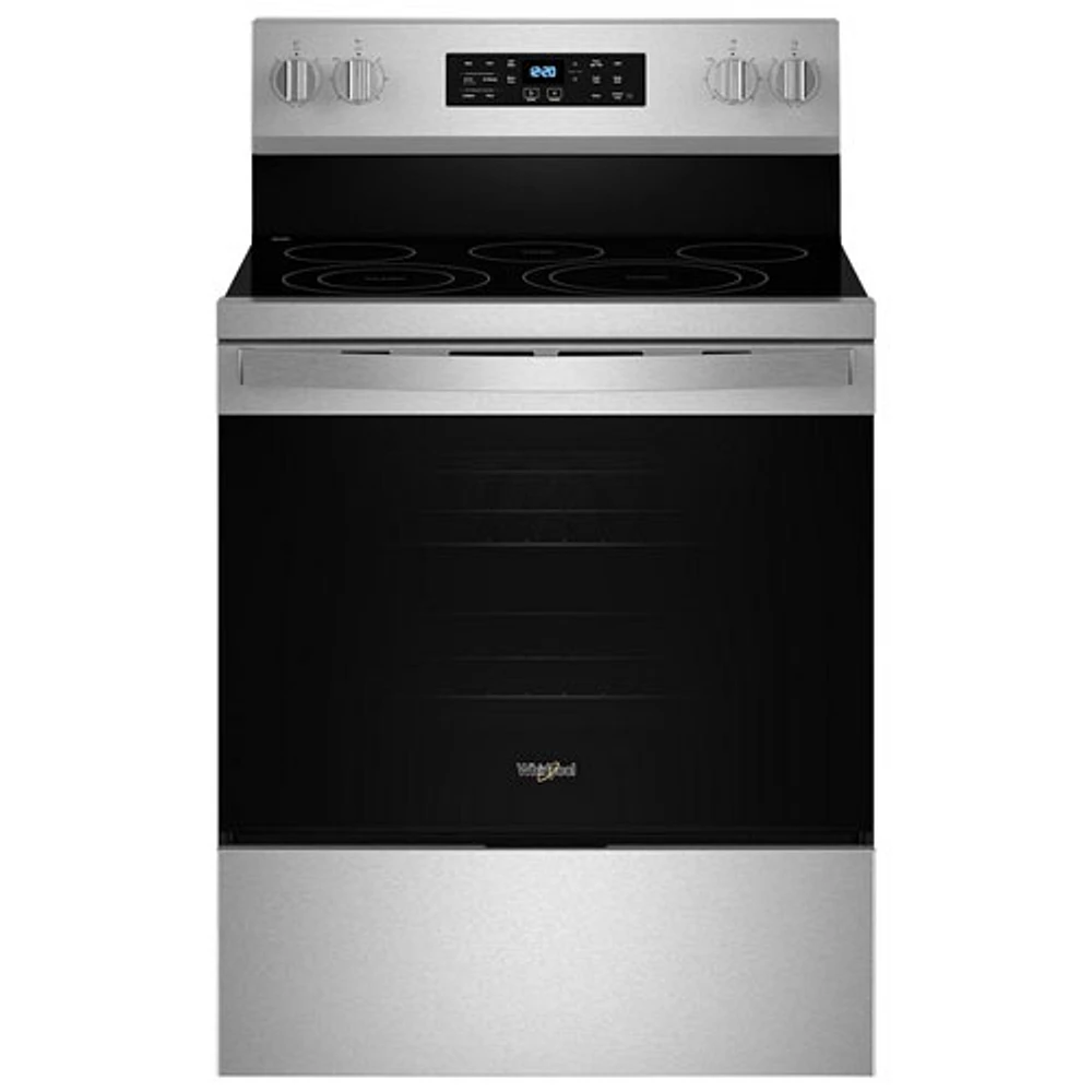 Whirlpool 30" 5.3 Cu. Ft. Fan Convection Electric Air Fry Range (YWFES5030RZ) - Stainless Steel