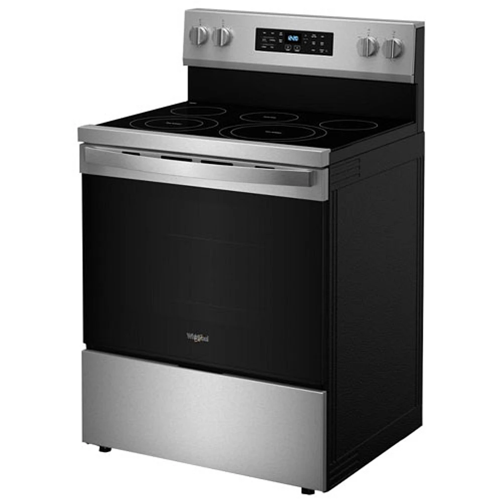 Whirlpool 30" 5.3 Cu. Ft. Fan Convection Electric Air Fry Range (YWFES5030RZ) - Stainless Steel