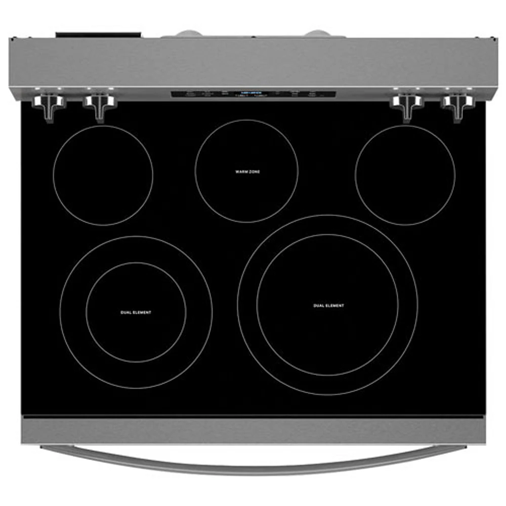 Whirlpool 30" 5.3 Cu. Ft. Fan Convection Electric Air Fry Range (YWFES5030RZ) - Stainless Steel