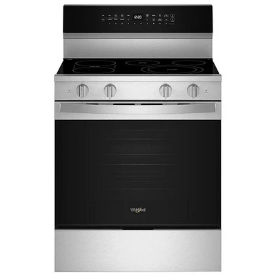 Whirlpool 30" 5.3 Cu. Ft. True Convection Electric Range (YWFES7530RZ) - Fingerprint Resistant Stainless