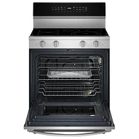 Cuisinière électrique à convection véritable 5,3 pi³ 30 po de Whirlpool (YWFES7530RZ) - Acier inoxydable résistant aux traces de doigts