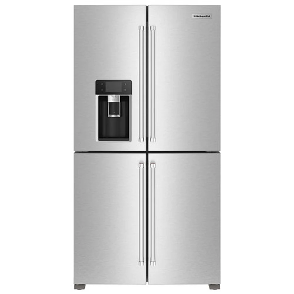 KitchenAid 36" 19.2 Cu. Ft. French Door Refrigerator (KRQC736RPS) - Stainless Steel