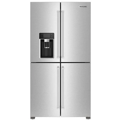 KitchenAid 36" 19.2 Cu. Ft. French Door Refrigerator (KRQC736RPS) - Stainless Steel