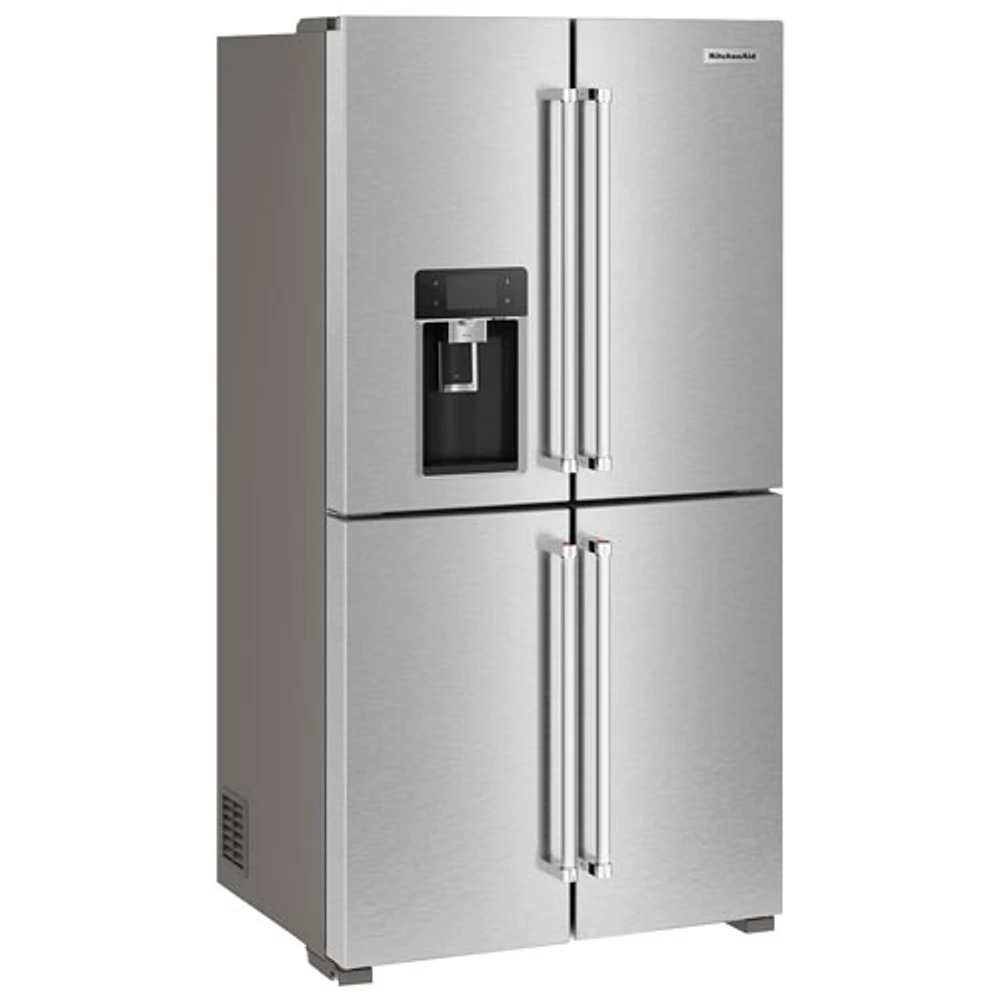 KitchenAid 36" 19.2 Cu. Ft. French Door Refrigerator (KRQC736RPS) - Stainless Steel