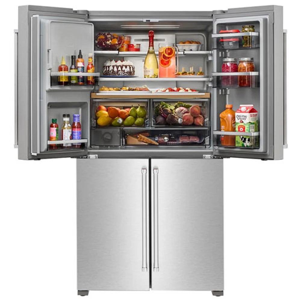 KitchenAid 36" 19.2 Cu. Ft. French Door Refrigerator (KRQC736RPS) - Stainless Steel