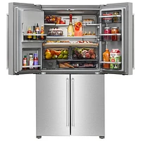 KitchenAid 36" 19.2 Cu. Ft. French Door Refrigerator (KRQC736RPS) - Stainless Steel