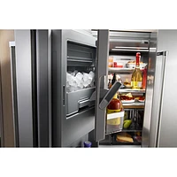 KitchenAid 36" 19.2 Cu. Ft. French Door Refrigerator (KRQC736RPS) - Stainless Steel