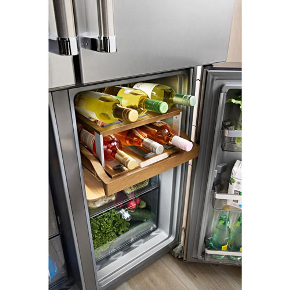 KitchenAid 36" 19.2 Cu. Ft. French Door Refrigerator (KRQC736RPS) - Stainless Steel