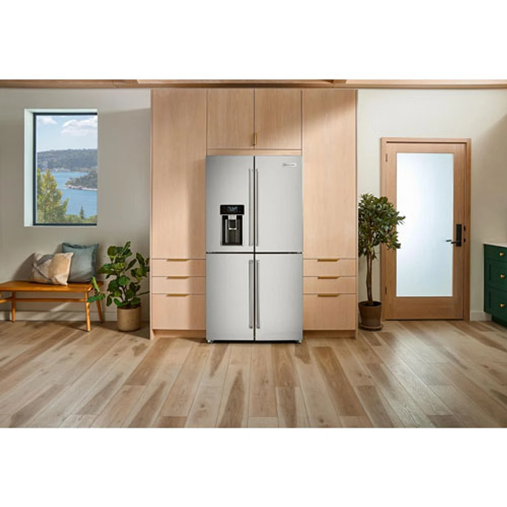 KitchenAid 36" 19.2 Cu. Ft. French Door Refrigerator (KRQC736RPS) - Stainless Steel