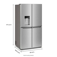 Whirlpool 36" 19.2 Cu. Ft. French Door Refrigerator (WRQC7836RZ) - Stainless Steel