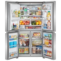 Whirlpool 36" 19.2 Cu. Ft. French Door Refrigerator (WRQC7836RZ) - Stainless Steel