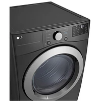 LG 7.4 Cu. Ft. Electric Dryer (DLE3470M) - Middle Black