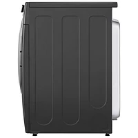 LG 7.4 Cu. Ft. Electric Dryer (DLE3470M) - Middle Black