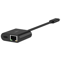 Belkin Connect 2-In-1 100W USB-C to Ethernet & Charge Adapter (INC019btBK)