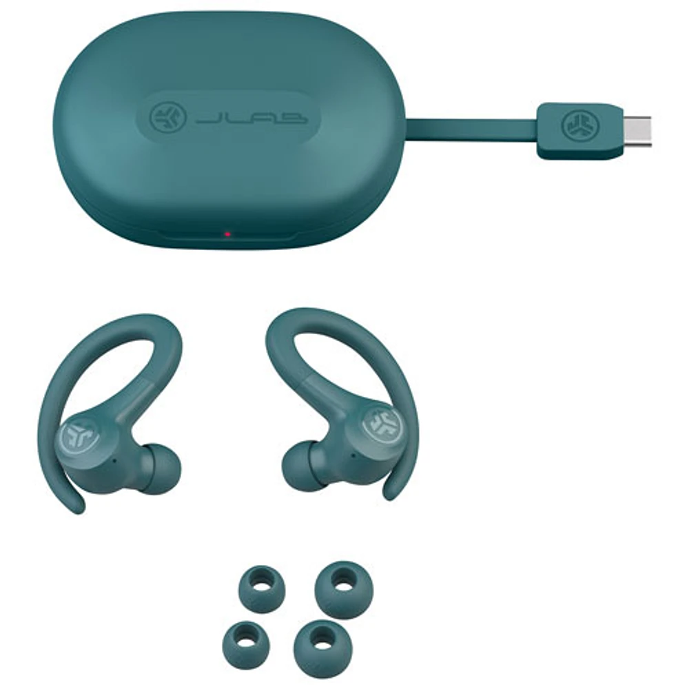 JLab GoAir Sport In-Ear True Wireless Earbuds - Teal