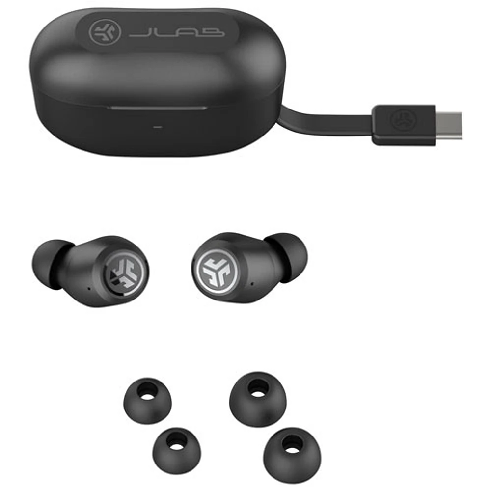 JLab JBuds Active Noise Cancelling 3 In-Ear True Wireless Earbuds - Black