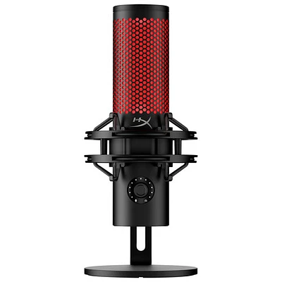 HyperX QuadCast 2 Gaming USB Microphone - Black/Red