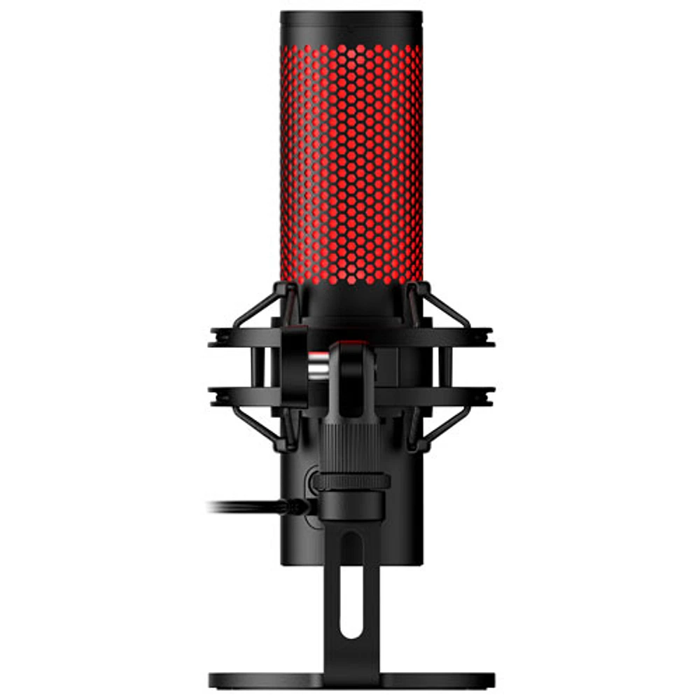 HyperX QuadCast 2 Gaming USB Microphone - Black/Red