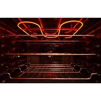 Whirlpool 30" 5.0 Cu. Ft. True Convection 5-Burner Freestanding Gas Range (WFGS7530RB) - Black