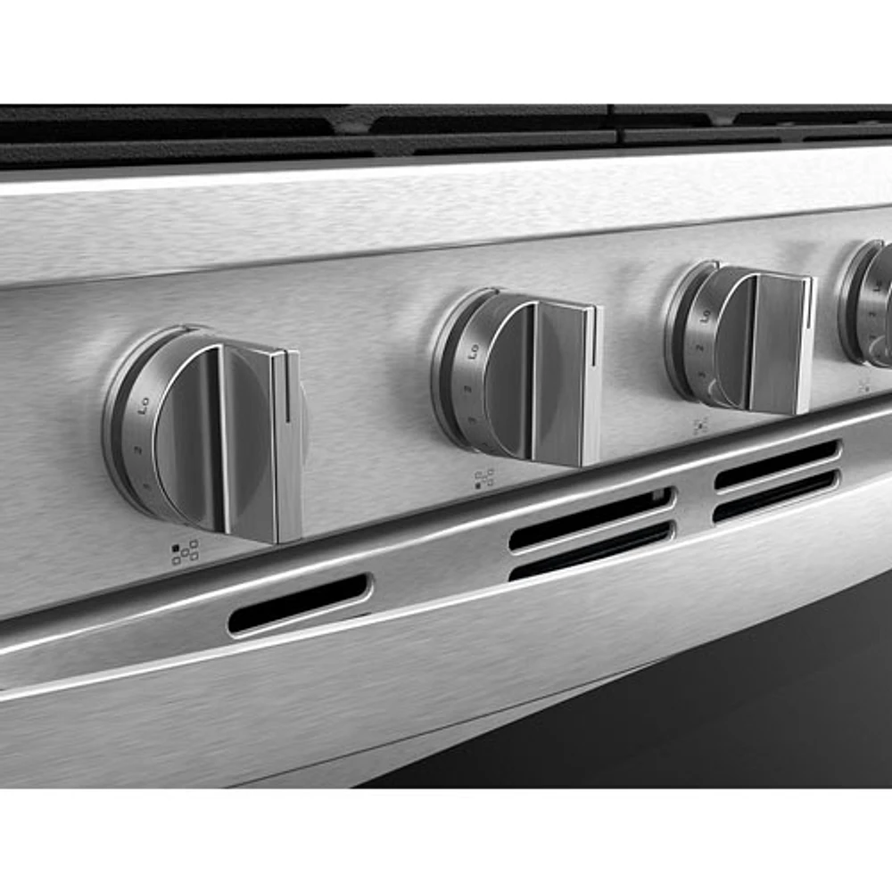 Whirlpool 30" 5.0 Cu. Ft. True Convection 5-Burner Freestanding Gas Range (WFGS7530RZ) - Stainless Steel