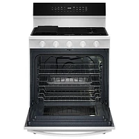 Whirlpool 30" 5.0 Cu. Ft. True Convection 5-Burner Freestanding Gas Range (WFGS7530RW) - White