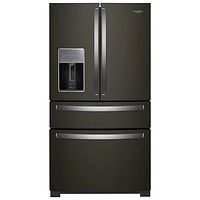 Whirlpool 36" 26 Cu. Ft. French Door Refrigerator (WRMF7736PV) - Black Stainless Steel