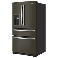 Whirlpool 36" 26 Cu. Ft. French Door Refrigerator (WRMF7736PV) - Black Stainless Steel