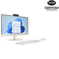 Boîte ouverte - Ordinateur tout-en-un de 23,8 po de HP (Ryzen 5 7520U d'AMD/SSD 512 Go/RAM 8 Go/Windows 11)