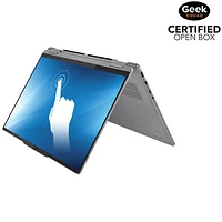 Boîte ouverte - Portable 2-en-1 à écran tactile de 14 po Yoga 7 de Lenovo - Gris arctique (Ryzen 5 8640HS d'AMD/SSD 512 Go/RAM 16 Go)