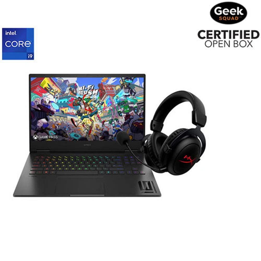 Open Box - HP OMEN 16.1" Gaming Laptop (Intel Core i9 14900HX/2TB SSD/32GB RAM/RTX 4080) with Gaming Headset