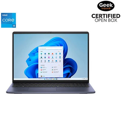 Open Box - Dell Inspiron 15.6" Laptop - Carbon Black (Intel Core i5-1235U/512GB SSD/16GB RAM/Windows 11 Home)