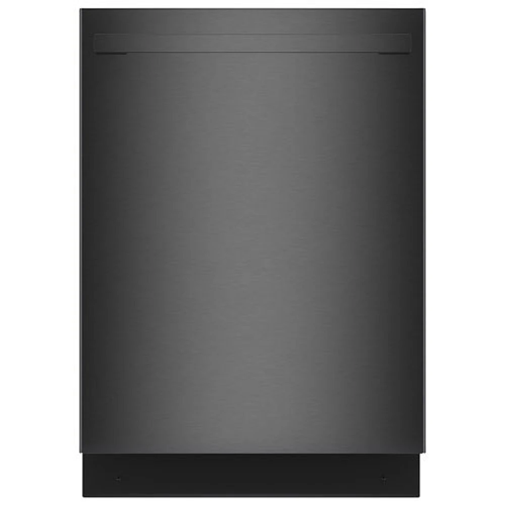 Boîte ouverte - Lave-vaisselle encastrable 24 po 46 dB avec troisième panier de Bosch (SHX5AEM4N) - Acier inoxydable noir