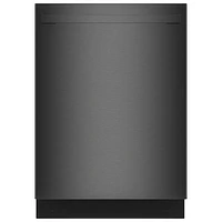 Boîte ouverte - Lave-vaisselle encastrable 24 po 46 dB avec troisième panier de Bosch (SHX5AEM4N) - Acier inoxydable noir