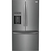 Open Box - Frigidaire Gallery 36" French Door Refrigerator w/ Water/Ice Dispenser -Black Stainless - Perfect Condition