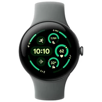 Google Pixel Watch 3 (GPS) 45mm Matte Hazel Aluminum Case with Hazel Active Band