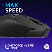 Logitech G309 LIGHTSPEED 25600 DPI Wireless Optical Gaming Mouse - Black
