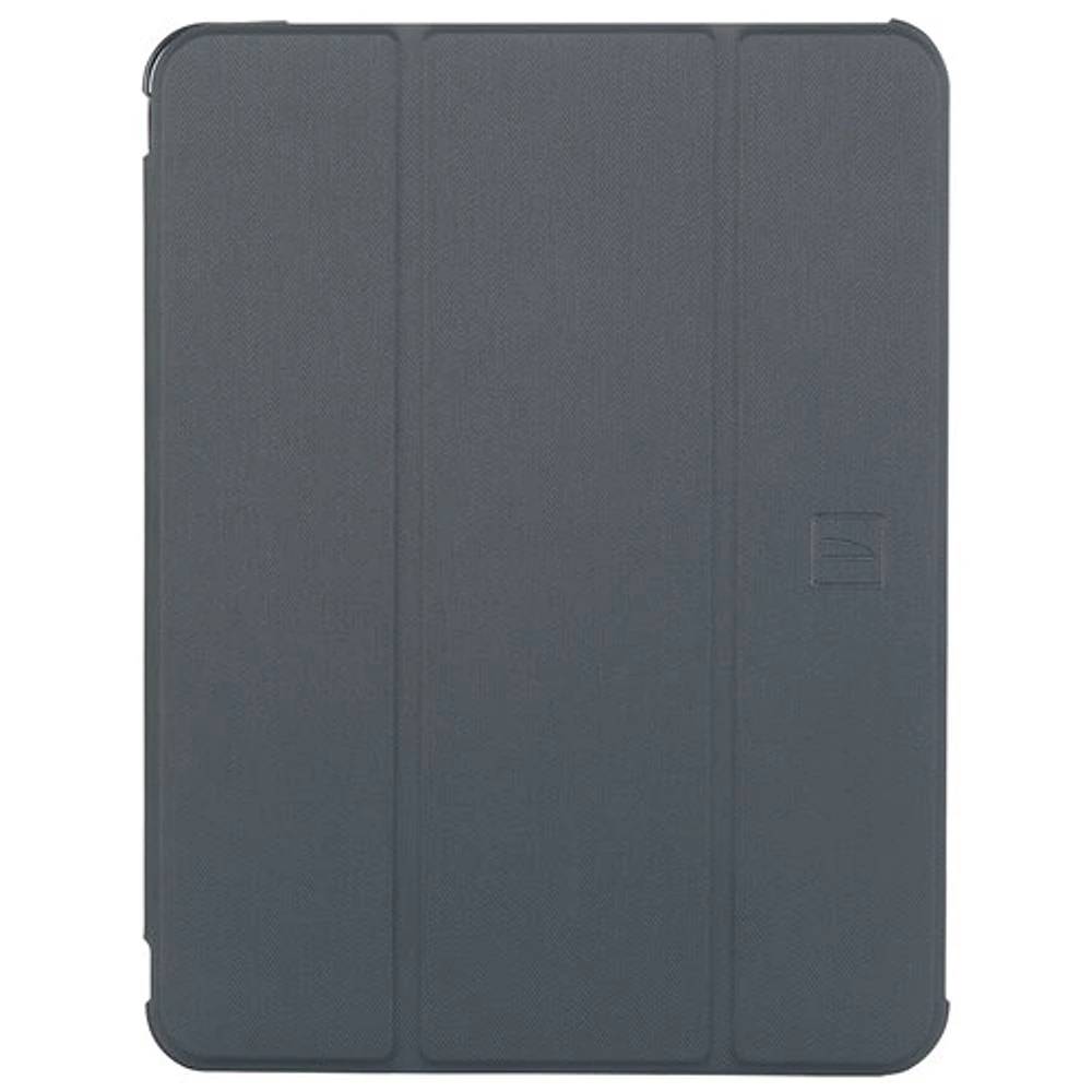 Étui folio Satin de Tucano Milano Italy pour iPad Air de 11 po (M2) - Bleu minuit