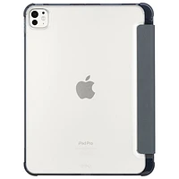 Étui folio Satin de Tucano Milano Italy pour iPad Air de 11 po (M2) - Bleu minuit