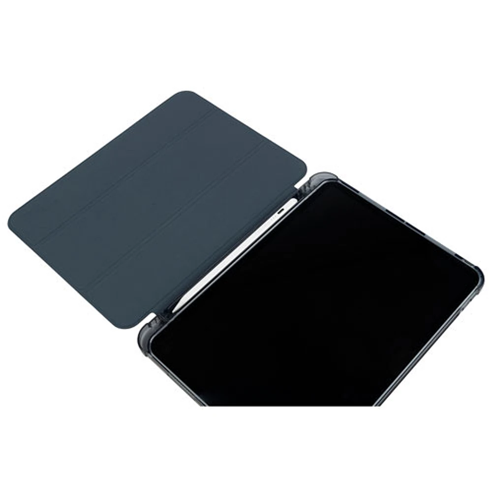 Étui folio Satin de Tucano Milano Italy pour iPad Air de 11 po (M2) - Bleu minuit