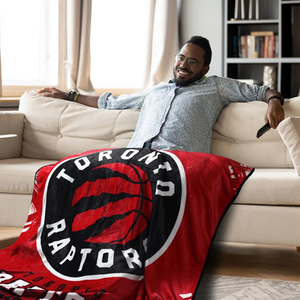 NBA Micro-Flannel Throw Blanket - Toronto Raptors