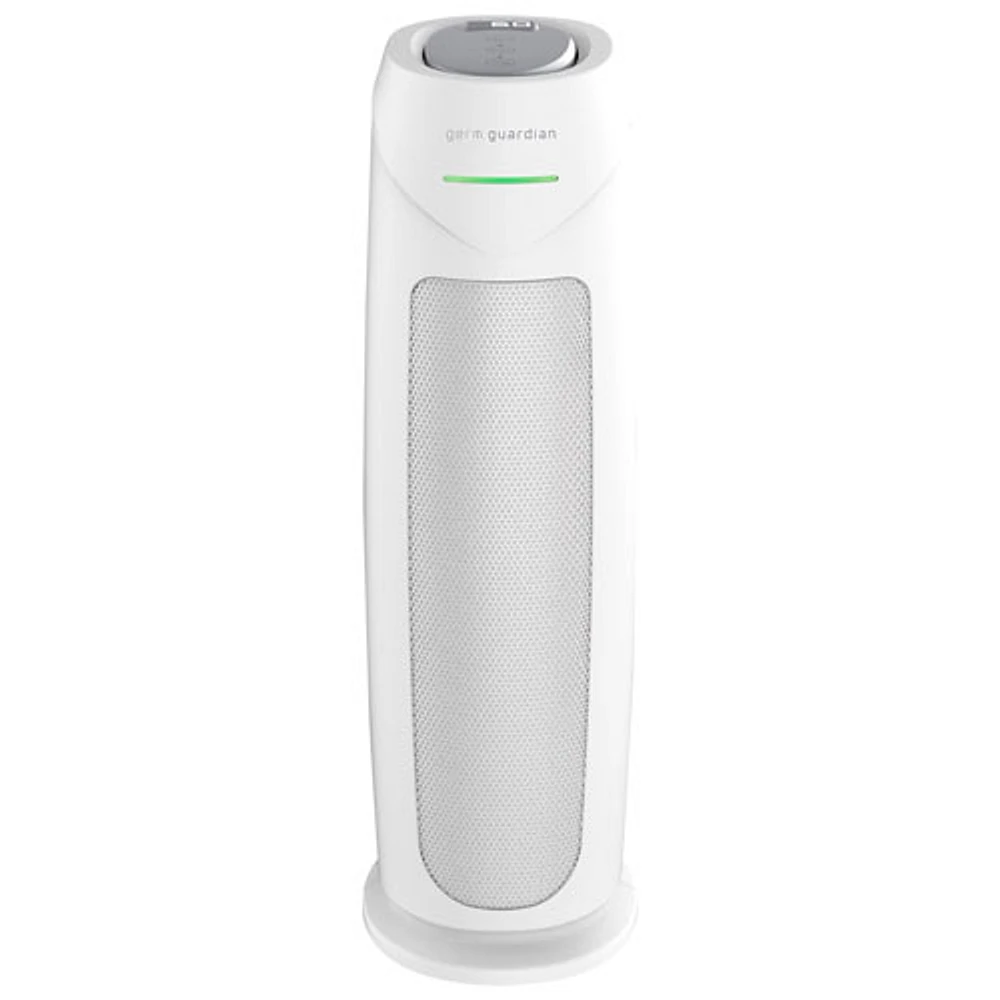 GermGuardian AC4880W Intelligent 22" Tower Air Purifier with HEPA Pure Filter - White