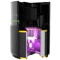 GermGuardian AC3000B AirSafe+ Air Purifier with True HEPA Filter & UV-C - Black